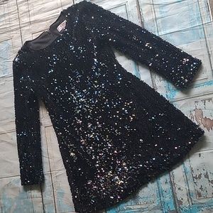 Girls Sz 7 sequins party dress
